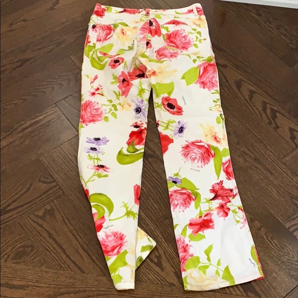 Roberto Cavalli vintage flower jeans size 31 - Picture 7 of 11